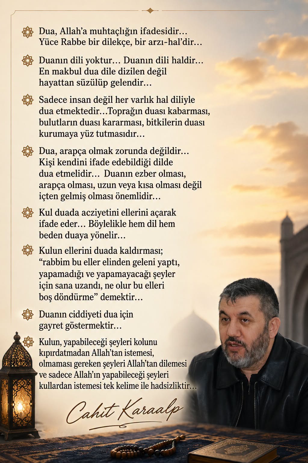 Duanın Gerçek Özü: Kelimelerden Hayata Süzülen Bir Yakarış